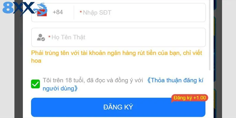 Lưu ý quan trọng khi đăng ký 8XX